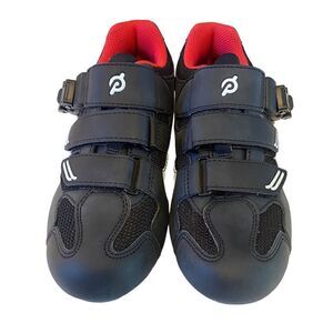 Peloton Ladies Black & White Cycling Shoes in Size 36.